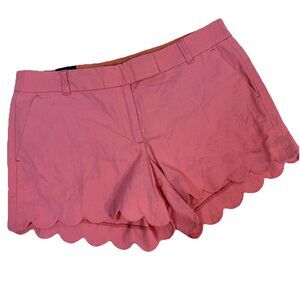 J CREW sz 14 Pink Shorts Linen Blend 4”